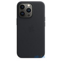 Чохол для смартфону Apple iPhone 13 Pro Leather Case with MagSafe - Midnight (MM1H3)